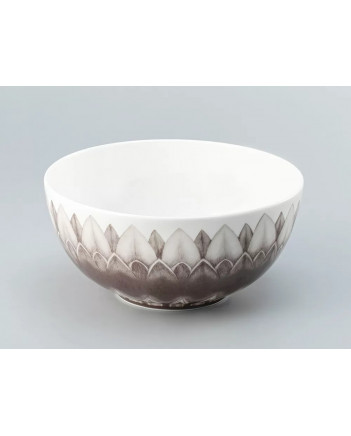 LOMONOSOV IMPERIAL PORCELAIN SALAD SNACK BOWL ALOHA Bungalow 1