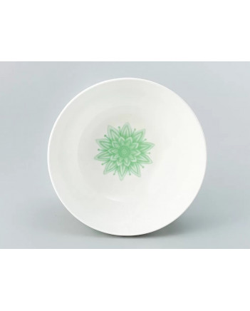 LOMONOSOV IMPERIAL PORCELAIN SALAD SNACK BOWL ALOHA Lagoon 1