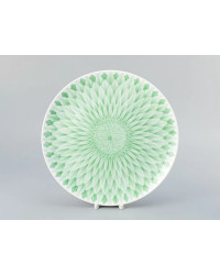 LOMONOSOV IMPERIAL PORCELAIN SERVING PLATTER ROUND ALOHA Lagoon 31 cm 12.2"