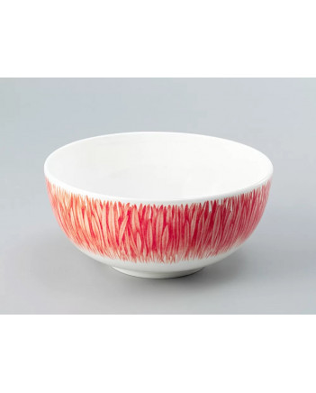 LOMONOSOV IMPERIAL PORCELAIN SALAD SNACK BOWL ALOHA Volcano 2