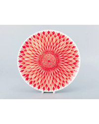 LOMONOSOV IMPERIAL PORCELAIN SERVING PLATTER ROUND ALOHA Volcano 31 cm 12.2"