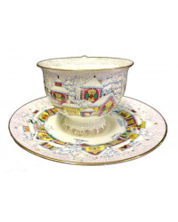 LOMONOSOV IMPERIAL BONE CHINA PORCELAIN TEA CUP AISEDORA WINTER DAY 240 ml/8.12 fl.oz