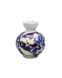 LOMONOSOV IMPERIAL PORCELAIN FLOWER VASE BAIKAL TULIP 11.8 CM/3.9"