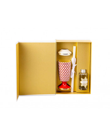 LOMONOSOV IMPERIAL BONE CHINA PORCELAIN AROMA DIFFUSER SCARLET 