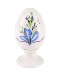 LOMONOSOV IMPERIAL PORCELAIN EASTER EGG ON STAND BOWS