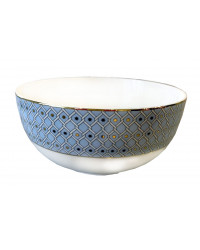 LOMONOSOV IMPERIAL BONE CHINA PORCELAIN SALAD BOWL AZURE 2 V.2 500 Ml 17 Fl.Oz