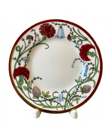LOMONOSOV IMPERIAL BONE CHINA PORCELAIN TEACUP AND SAUCER IDYLL RABBIT ALICE GARDEN 250 ml/8.5 fl.oz