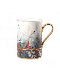 LOMONOSOV IMPERIAL BONE CHINA PORCELAIN COFFEE MUG IDYLL KALENDA 400 Ml/14.1 Fl.Oz
