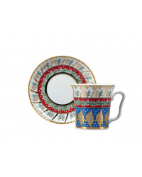 LOMONOSOV IMPERIAL PORCELAIN COFFEE LATTE HOT CHOCOLATE MUG  NEW YEAR NIGHT 360 ml/12.2 fl.oz