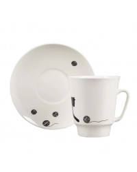 LOMONOSOV IMPERIAL BONE CHINA PORCELAIN ESPRESSO CUP MAY CATS AND MICE BALL 165 ml 5.6 fl.oz