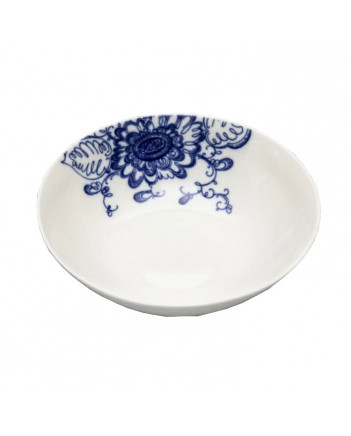 LOMONOSOV IMPERIAL PORCELAIN SALAD AND SNACK BOWL AURORA GARDEN