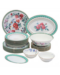LOMONOSOV IMPERIAL PORCELAIN DINNER FLORA SMILE 24 items
