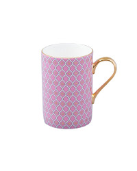 LOMONOSOV IMPERIAL BONE CHINA PORCELAIN COFFEE MUG IDYLL PINK v.2 400 Ml/14.1 Fl.Oz