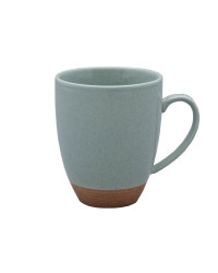 LOMONOSOV IMPERIAL BONE CHINA PORCELAIN COFFEE MUG SANDY BEACH 380 ml 12.85 fl.oz