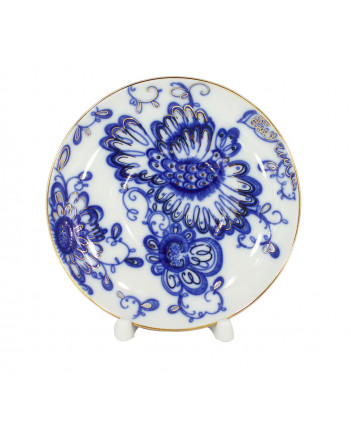 LOMONOSOV IMPERIAL PORCELAIN TEACUP AND SAUCER SINGING GARDEN 230 ML/7.8 OZ