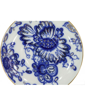 LOMONOSOV IMPERIAL PORCELAIN TEACUP AND SAUCER SINGING GARDEN 230 ML/7.8 OZ