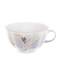  LOMONOSOV IMPERIAL PORCELAIN TEACUP AND SAUCER TULIP MOONLIGHT 250 ML/8.45 OZ