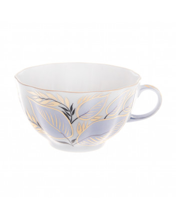  LOMONOSOV IMPERIAL PORCELAIN TEACUP AND SAUCER TULIP MOONLIGHT 250 ML/8.45 OZ