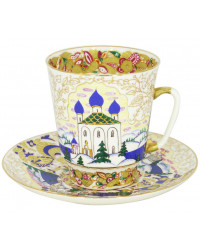 LOMONOSOV IMPERIAL BONE CHINA RARE PORCELAIN ESPRESSO CUP MAY OLD RUSSIA 165 ml/5.6 fl.oz