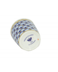 LOMONOSOV IMPERIAL PORCELAIN VODKA SHOT COBALT NET 50 ml 1.7 fl.oz