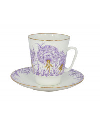 LOMONOSOV IMPERIAL BONE CHINA PORCELAIN ESPRESSO CUP MAY DANDELION 165 ml 5.6 fl.oz