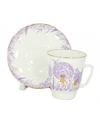 LOMONOSOV IMPERIAL BONE CHINA PORCELAIN ESPRESSO CUP MAY DANDELION 165 ml 5.6 fl.oz