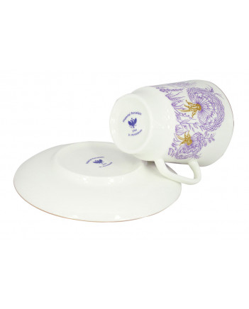 LOMONOSOV IMPERIAL BONE CHINA PORCELAIN ESPRESSO CUP MAY DANDELION 165 ml 5.6 fl.oz
