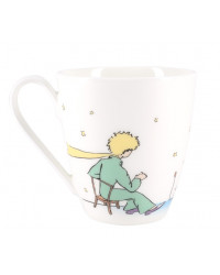 LOMONOSOV IMPERIAL BONE CHINA PORCELAIN COFFEE MUG LITTLE PRINCE AND ROSE 450 ml 15.2 oz