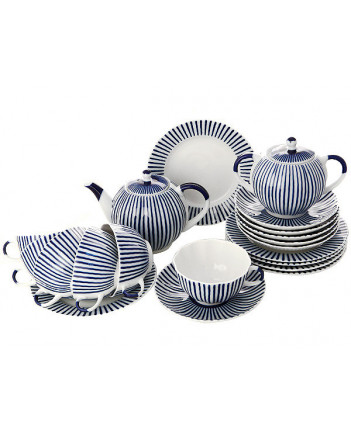 LOMONOSOV IMPERIAL PORCELAIN TEA SET SERVICE TULIP FRENCHMAN 20 items