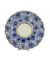 LOMONOSOV IMPERIAL PORCELAIN COOKIE PASTRY DISH BINDWEED TULIP