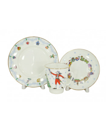LOMONOSOV IMPERIAL BONE CHINA PORCELAIN ESPRESSO CUP SET MAY BALLET NUTCRACKER 165 ml/5.6 fl.oz