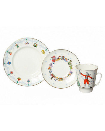 LOMONOSOV IMPERIAL BONE CHINA PORCELAIN ESPRESSO CUP SET MAY BALLET NUTCRACKER 165 ml/5.6 fl.oz