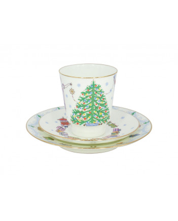 LOMONOSOV IMPERIAL BONE CHINA PORCELAIN ESPRESSO CUP SET MAY BALLET NUTCRACKER 165 ml/5.6 fl.oz