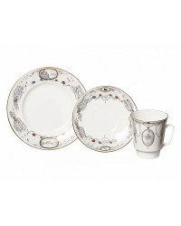LOMONOSOV IMPERIAL BONE CHINA PORCELAIN ESPRESSO CUP SET MAY BALLET SWAN LAKE 165 ml/5.6 fl.oz