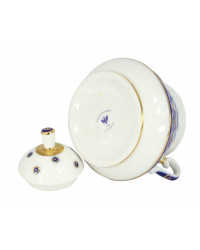 LOMONOSOV IMPERIAL PORCELAIN SUGAR BOWL CHURCH BELLS