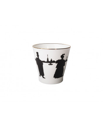 LOMONOSOV IMPERIAL BONE CHINA PORCELAIN ESPRESSO CUP BLACK COFFEE WALK 80 ml/2.7 fl.oz