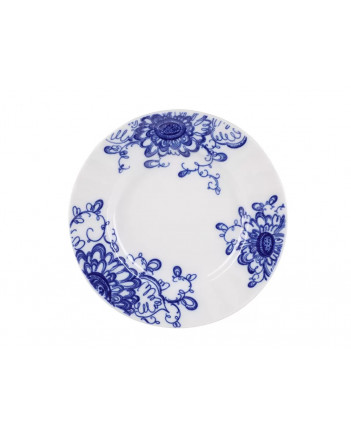 LOMONOSOV IMPERIAL PORCELAIN DINNER DESSERT SALAD PLATE AURORA GARDEN 18 cm 7"