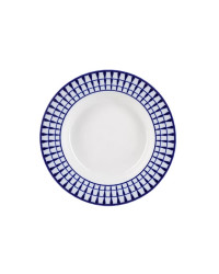 LOMONOSOV IMPERIAL PORCELAIN SOUP PLATE AURORA CLASSIC 22 cm 8.7"