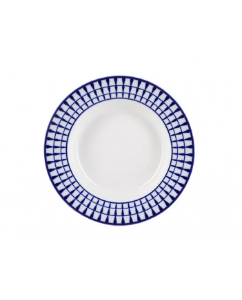 LOMONOSOV IMPERIAL PORCELAIN SOUP PLATE AURORA CLASSIC 22 cm 8.7"