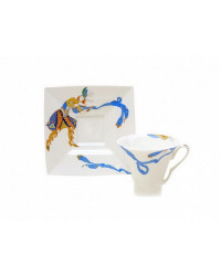 LOMONOSOV IMPERIAL BONE CHINA PORCELAIN TEA CUP PETROPOL INDIAN DANCE 220 ml/7.4 fl.oz