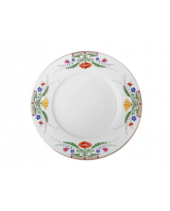 LOMONOSOV IMPERIAL PORCELAIN DINNER SET MOSCOW RIVER 24 items