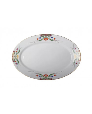 LOMONOSOV IMPERIAL PORCELAIN DINNER SET MOSCOW RIVER 24 items