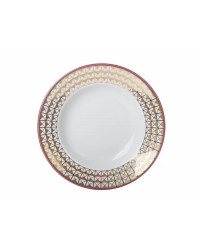 LOMONOSOV IMPERIAL PORCELAIN DINNER SET MOSCOW RIVER 24 items