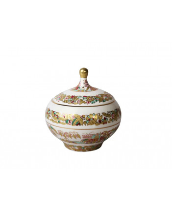 LOMONOSOV IMPERIAL BONE CHINA PORCELAIN TEA SET SERVICE LANDSCAPE FRIEZE APPLE 15 items
