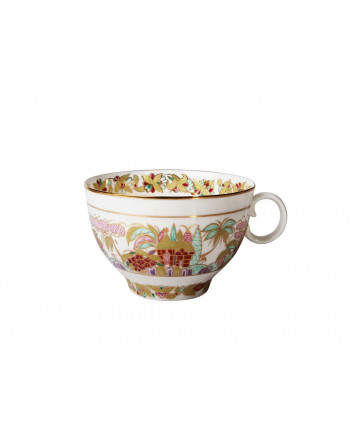 LOMONOSOV IMPERIAL BONE CHINA PORCELAIN TEA SET SERVICE LANDSCAPE FRIEZE APPLE 15 items