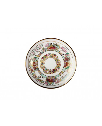 LOMONOSOV IMPERIAL BONE CHINA PORCELAIN TEA SET SERVICE LANDSCAPE FRIEZE APPLE 15 items