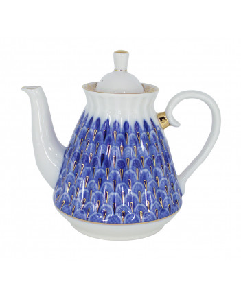 LOMONOSOV IMPERIAL PORCELAIN TEAPOT FORGET-ME-NOT 750 ml 25.4 fl.oz