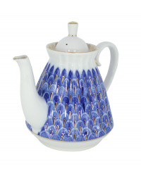 LOMONOSOV IMPERIAL PORCELAIN TEAPOT FORGET-ME-NOT 750 ml 25.4 fl.oz