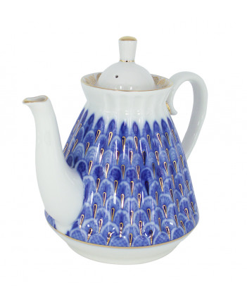 LOMONOSOV IMPERIAL PORCELAIN TEAPOT FORGET-ME-NOT 750 ml 25.4 fl.oz
