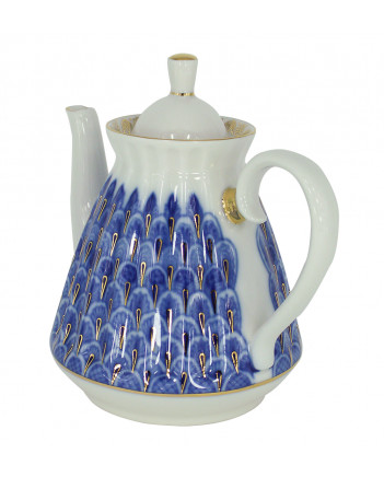 LOMONOSOV IMPERIAL PORCELAIN TEAPOT FORGET-ME-NOT 750 ml 25.4 fl.oz